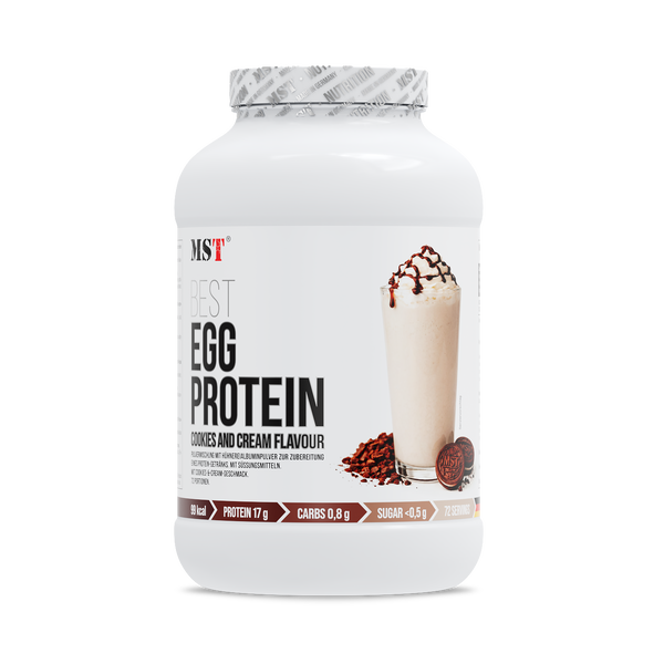 Protein EGG White 1800g o smaku ciasteczek i śmietanki